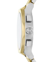 A|X Armani Exchange Men's Sync Quartz Chronograph Two-Tone Stainless Steel Watch 42MM