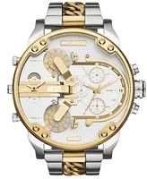 Diesel Men's Mr. Daddy 2.0 Chronograph Two-Tone Stainless Steel Watch 57mm