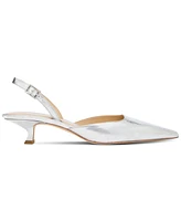 Michael Michael Kors Women's Luna Slingback Kitten-Heel Pumps