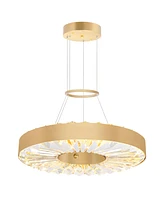 Cwi Lighting 4" Metal Bjoux Led Chandelier