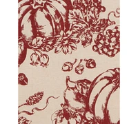 Lenox Pumpkin Printed Toile Tablecloth