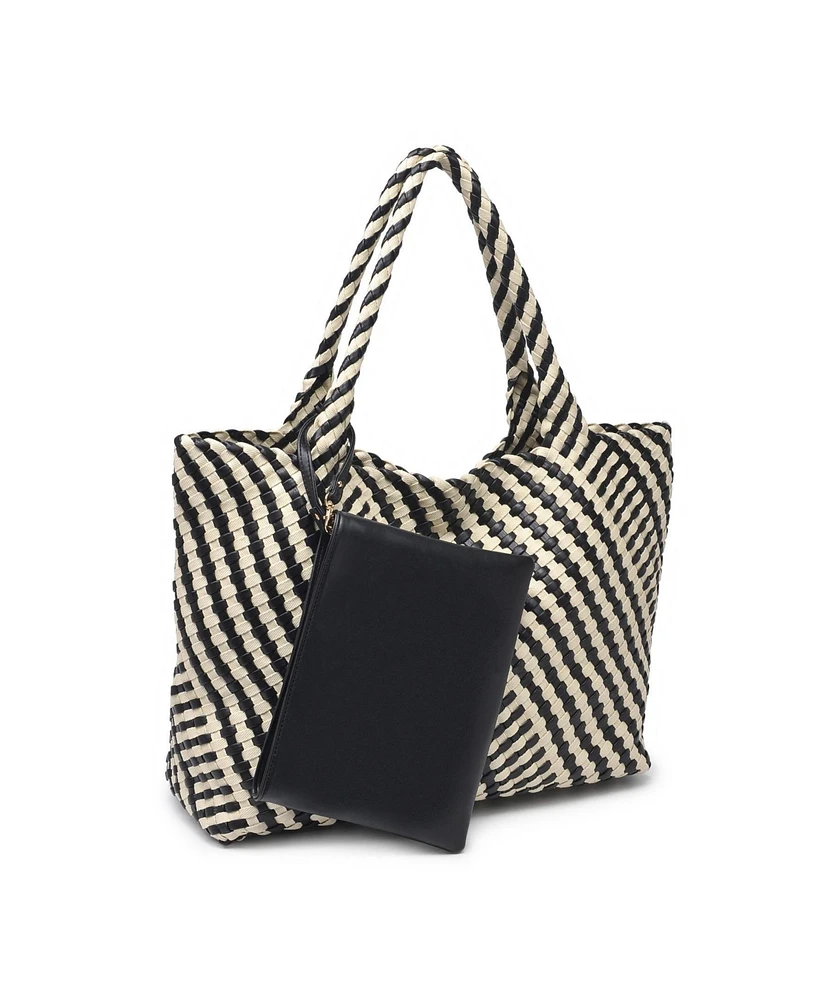 Moda Luxe Solana Woven Tote