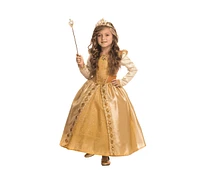 Dress Up America Gold Princess Costume Set - Kids Girls