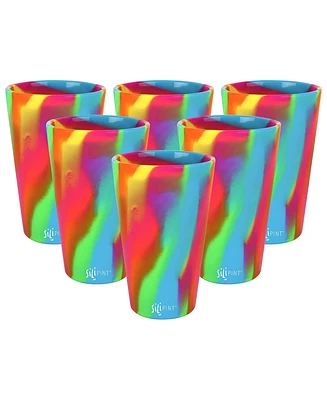 Pint Glasses: 6 pk - Hippie Hops