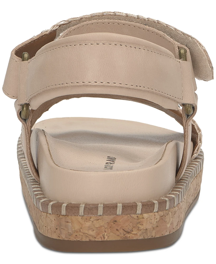 Lucky Brand Women's Ullani Studded Whipstitch Footbed Sandals