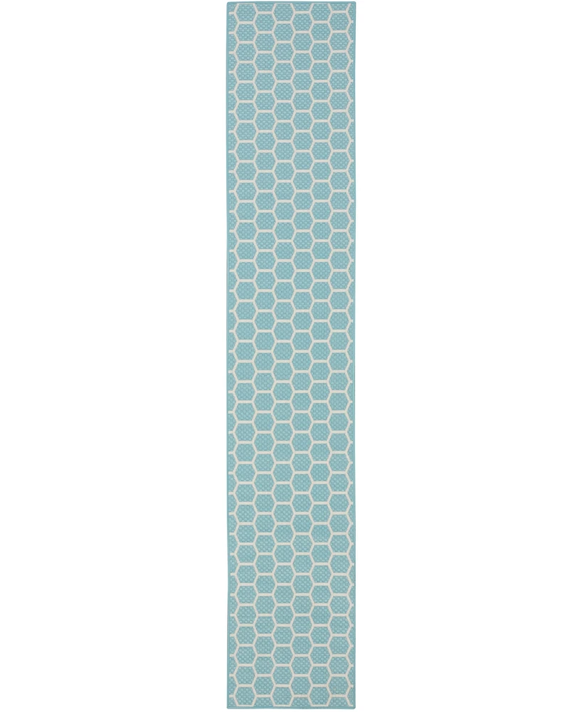 Nourison Home Twist Reversible TWS01 2'2"x10' Runner Area Rug