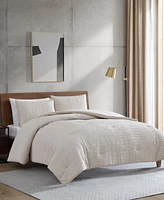 Kenneth Cole New York Serenity Wavy Lines Embossed 2-Pc. Comforter Set