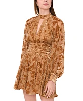 Parker Women's Textured Cutout-Front Mini Dress