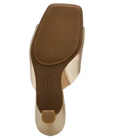 Anne Klein Women's Jerilyn Square Toe Mule Dress Sandals