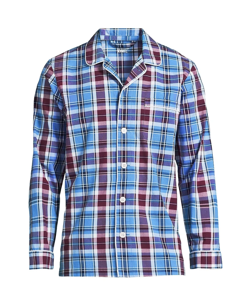 Lands' End Men's Essential Pajama Shirt