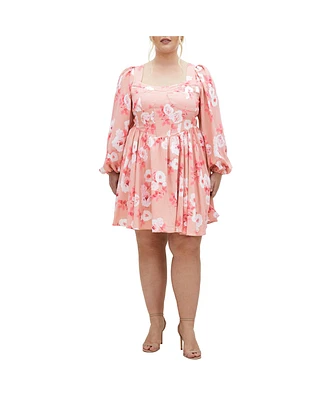 Plus Cordelia Print Dress