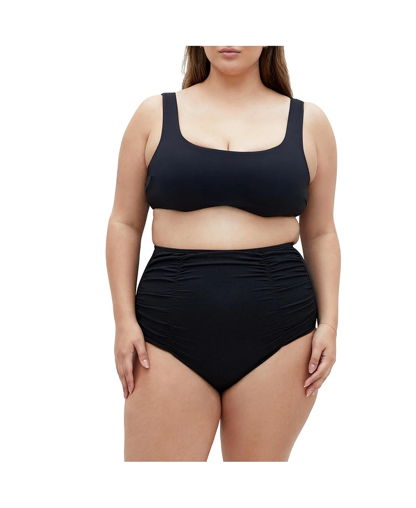 City Chic Plus Size Sardina Hi Waist Bikini Brief