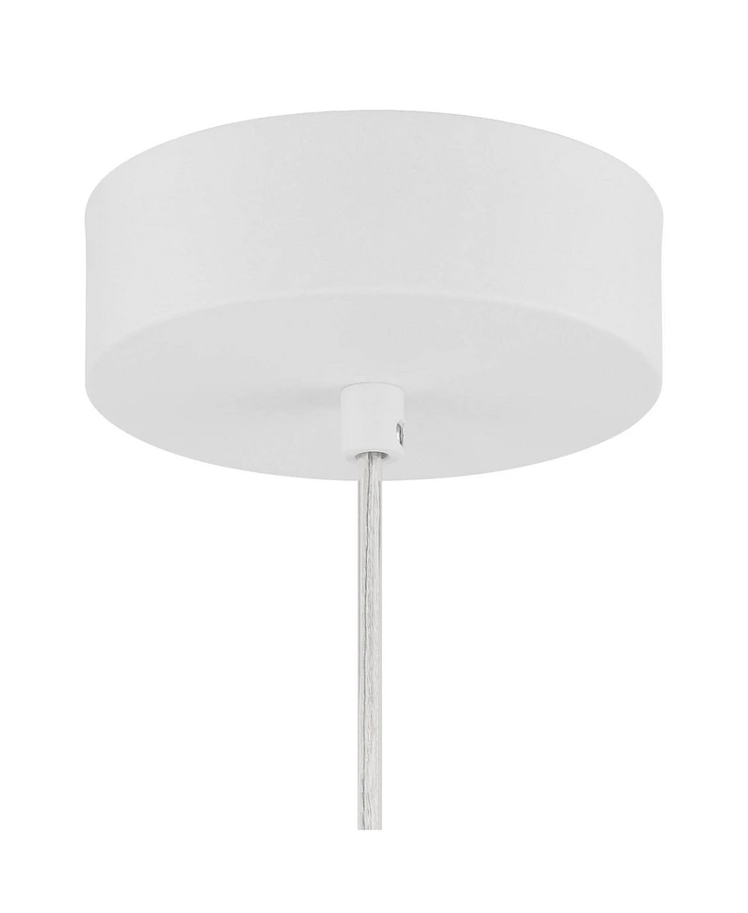 Possini Euro Design Sandringham 20" Modern Pendant Ceiling Light Fixture Dining Room Over Table Kitchen Island Foyer Hanging Round Led Dimmable Sanded