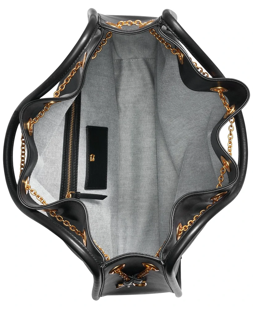 Donna Karan New York Plainview Chain Drawstring Tote Bag