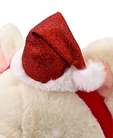 Geoffrey's Toy Box 10" French Bulldog with Christmas Hat Plush Toy, Created for Macy's