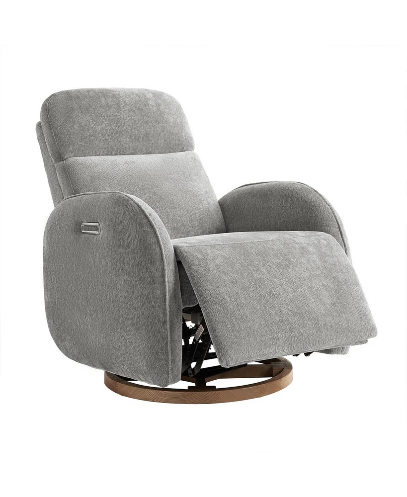 Hulala Home Laban Modern Motion Chair with Solid Wood Bottom Tray
