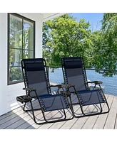 Inolait Outdoor Folding Zero Gravity Reclining Lounge Chair