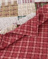 Greenland Home Fashions Oxford Traditional Plaid 3-Pc. Bedspread Set