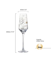 Anton Studio Designs Skye Champagne Flutes, Set of 2