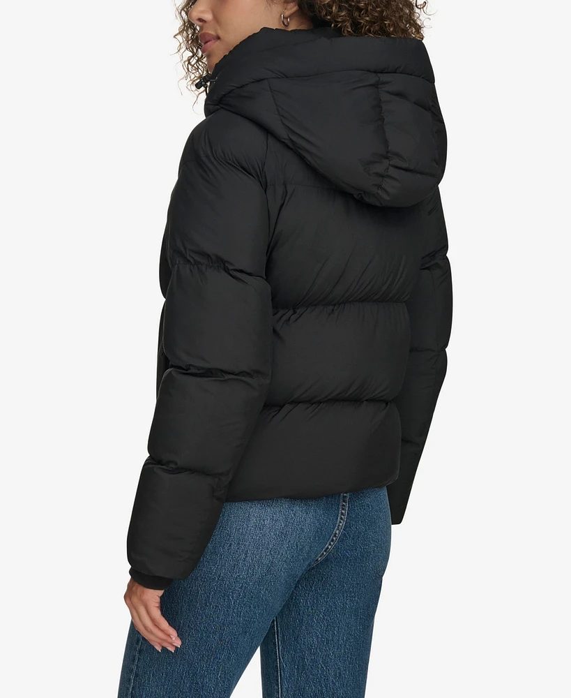 Levi's Women's Quilted Hooded Puffer Jacket
