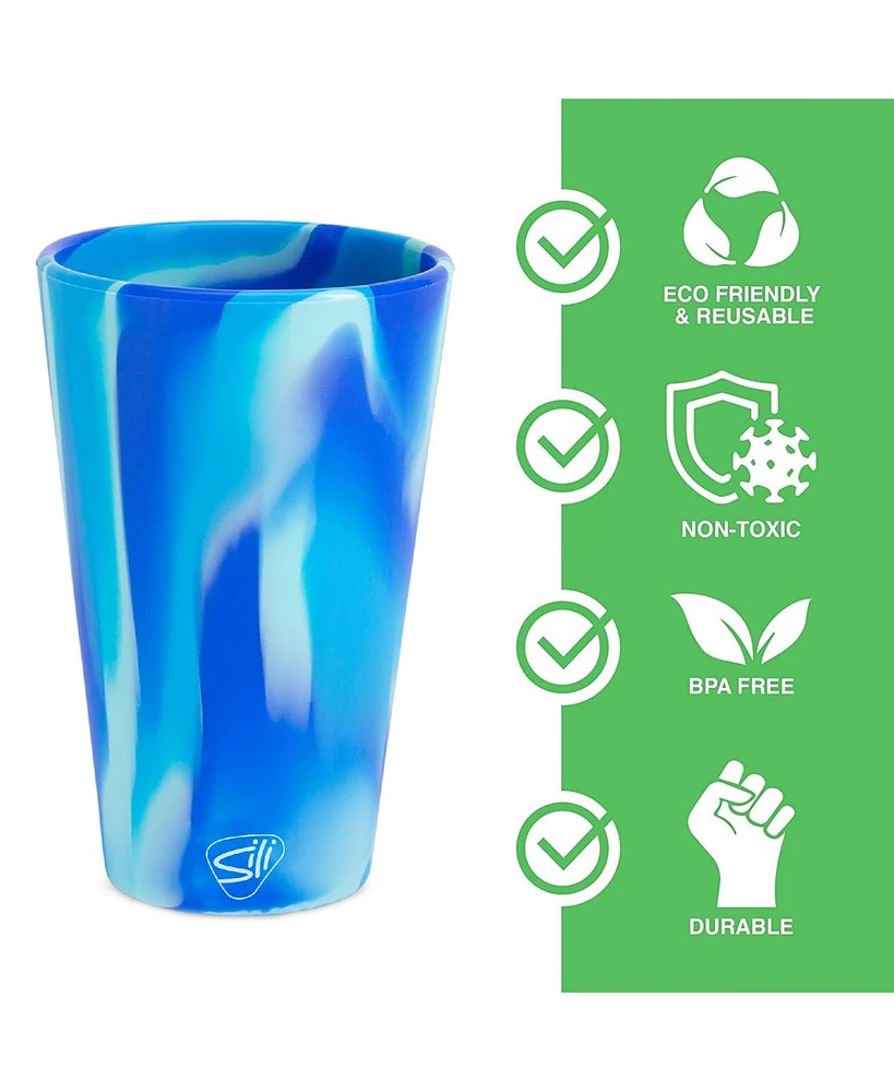 Pint Glasses: 4 pk - Arctic Sky