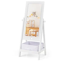 Kids Freestanding Full Length Dressing Floor Mirror