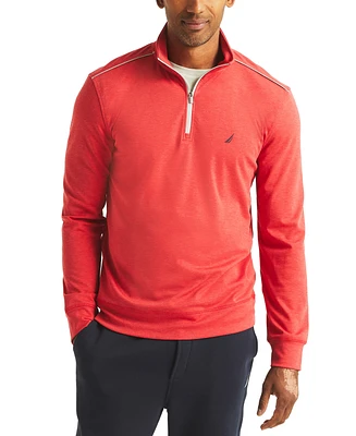 Nautica Men's Quarter Zip Fleece Sweatshirt