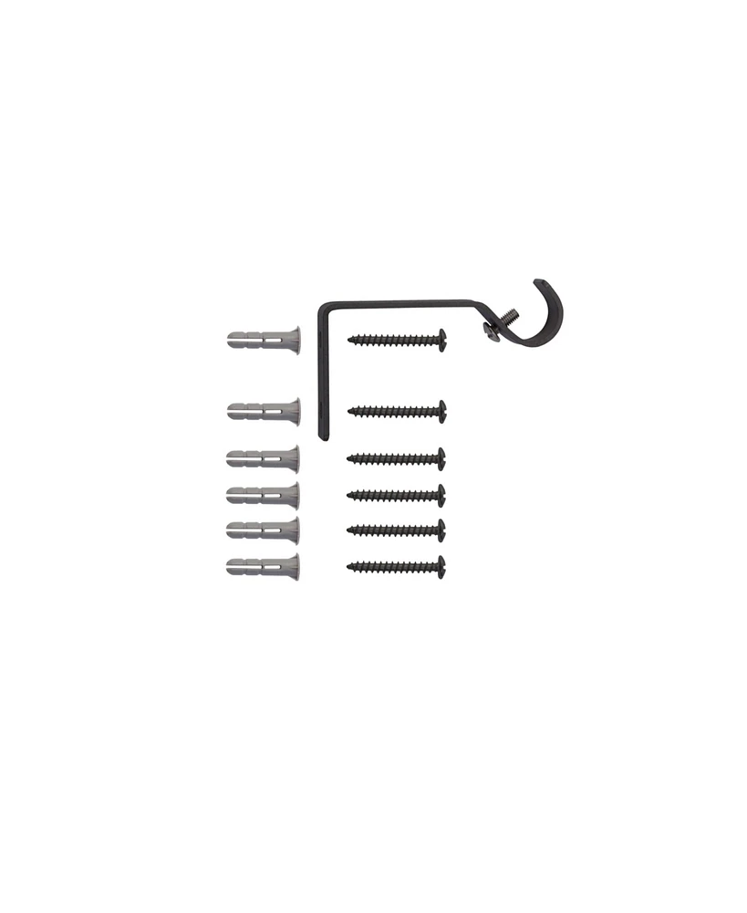 Kenney Bronn 3/4 Inch Decorative Curtain Rod for Room Darkening