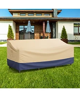 Sugift Patio Furniture Cover with Padded Handle and Click-Close Straps-77 x 43 x 30 inches