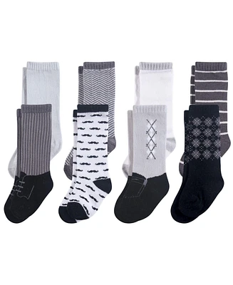 Hudson Baby Boys Cotton-Infused Knee-Length Stockings