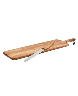 Tabletops Gallery Acacia Rectangular Serving Board Set