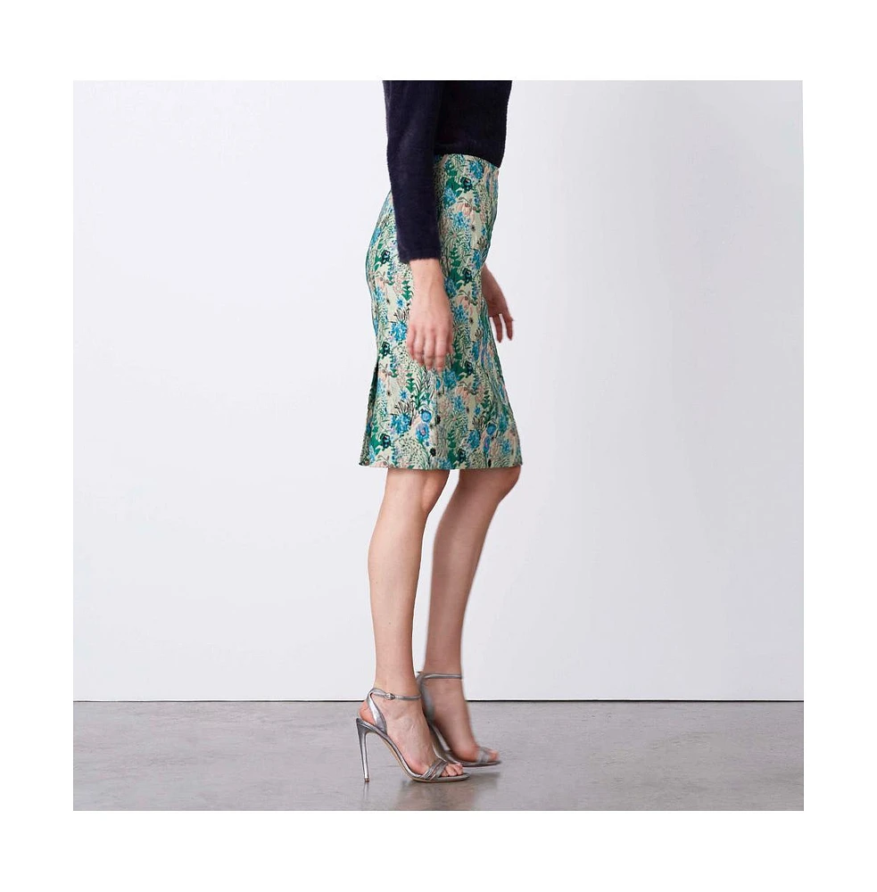 Etcetera Women's Stretch Jacquard Skirt Saga