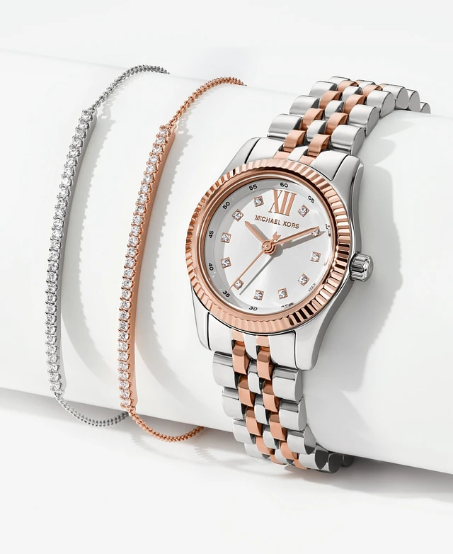 Two Tone Macy's Sale Michael Kors Watches MVMT Women's