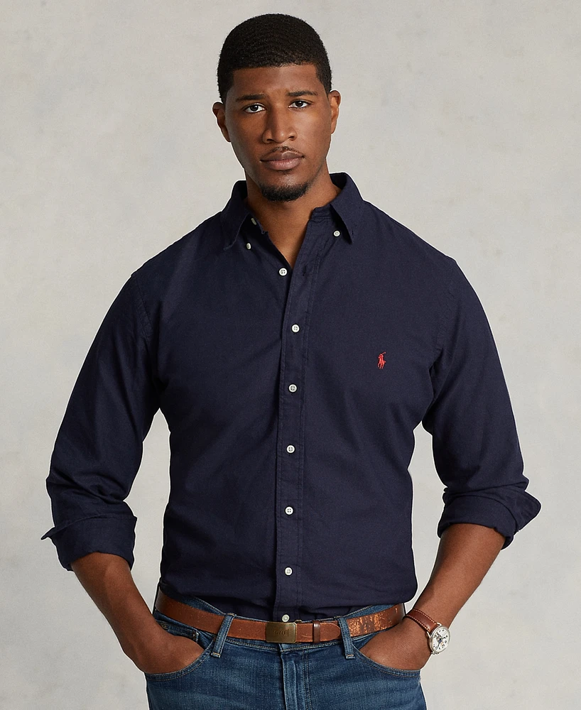Polo Ralph Lauren Men's Big & Tall Classic Fit Long-Sleeve Oxford Shirt