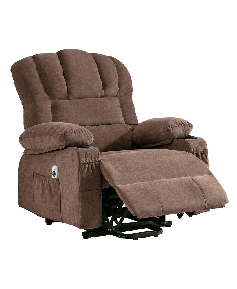 Boyel Living Power Lift Recliner Chair Recliners for Elderly with Heat and Massage