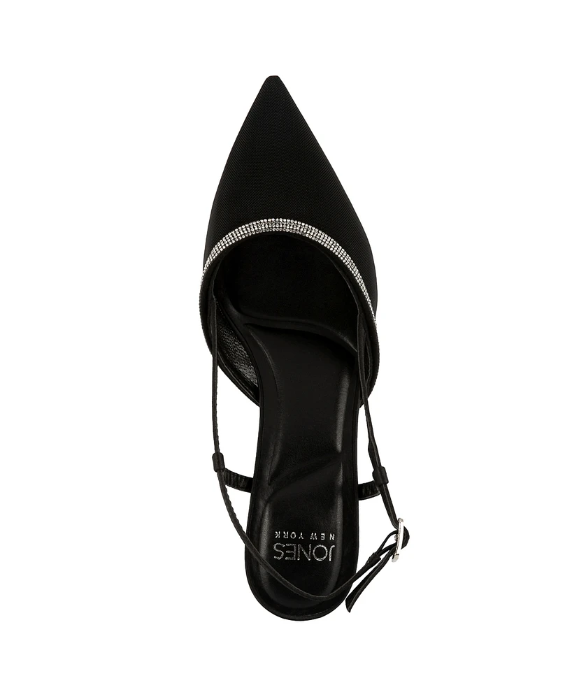 Jones New York Women's Lina Pointed Toe Slingback Pumps