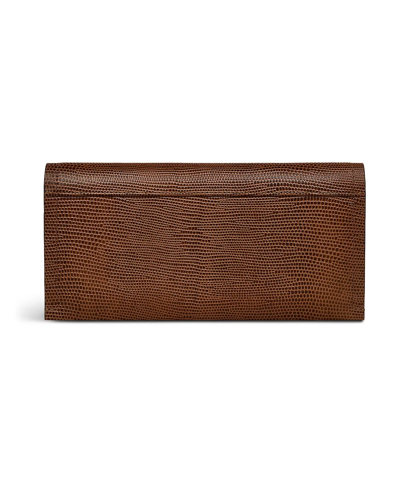 Radley London Oak Street Faux Lizard Flap Over Wallet