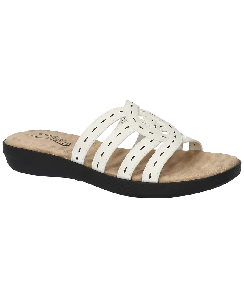 Easy Street Women's Cammie Slide Slip-On Sandals