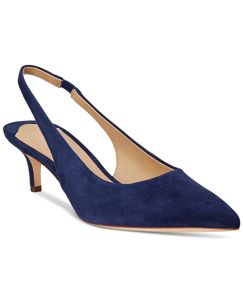 Lauren Ralph Women's Lolah Pointed-Toe Slingback Pumps