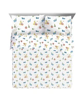 Saturday Park Sesame Street 100% Organic Cotton Kids Full Sheet Set