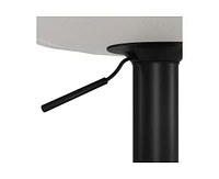 Set of 4 Modern Adjustable Swivel Bar Stools with High Backrest - Easy 5-Minute Assembly for Kitchen Island, Dining Room, and Home Bar