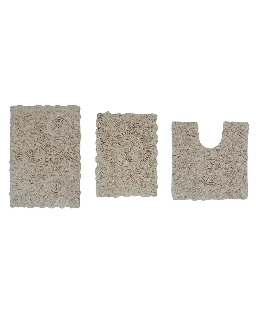 Home Weavers Modesto 3-Pc. Bath Rug Set