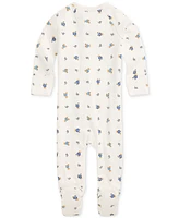 Polo Ralph Lauren Baby Cotton Polo Bear Coverall