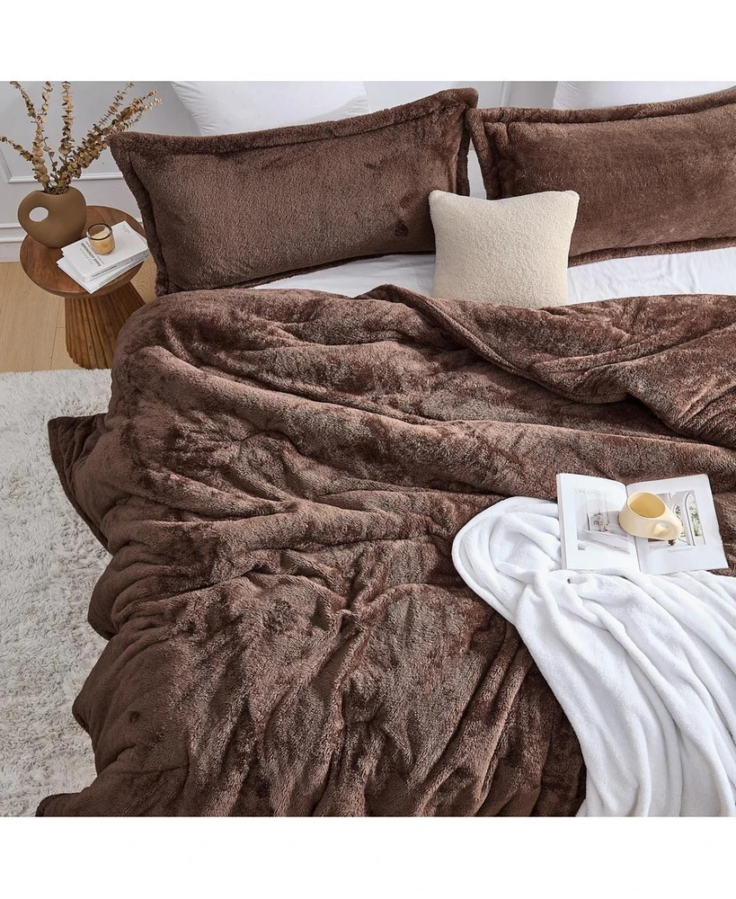 Coma Inducer Oversized Comforter - The Original Plush - Pine Bark , King