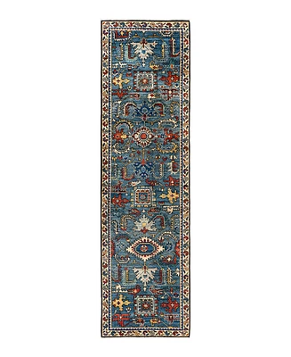 Adorn Hand Woven Rugs Serapi M1999 2'7"x9'8" Runner Area Rug