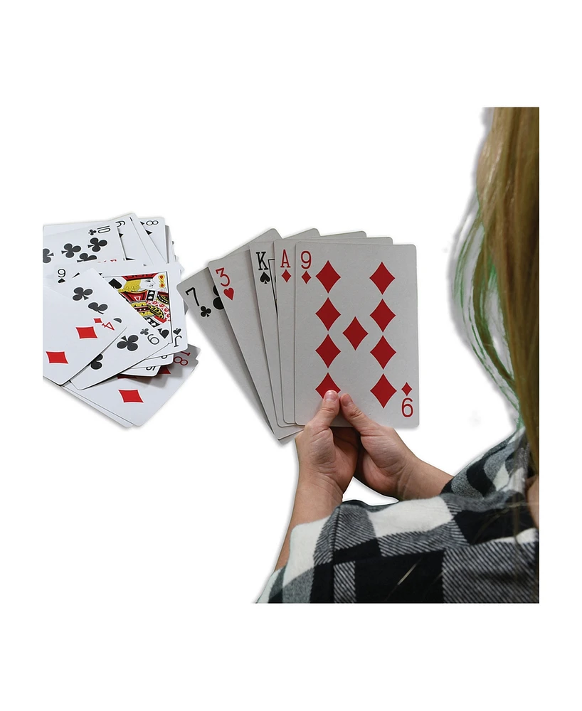 Learning Advantage Giant Playing Cards, Pack of 2