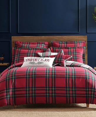 Levtex Spencer Plaid Flannel 3-Pc. Comforter Set, King/California King