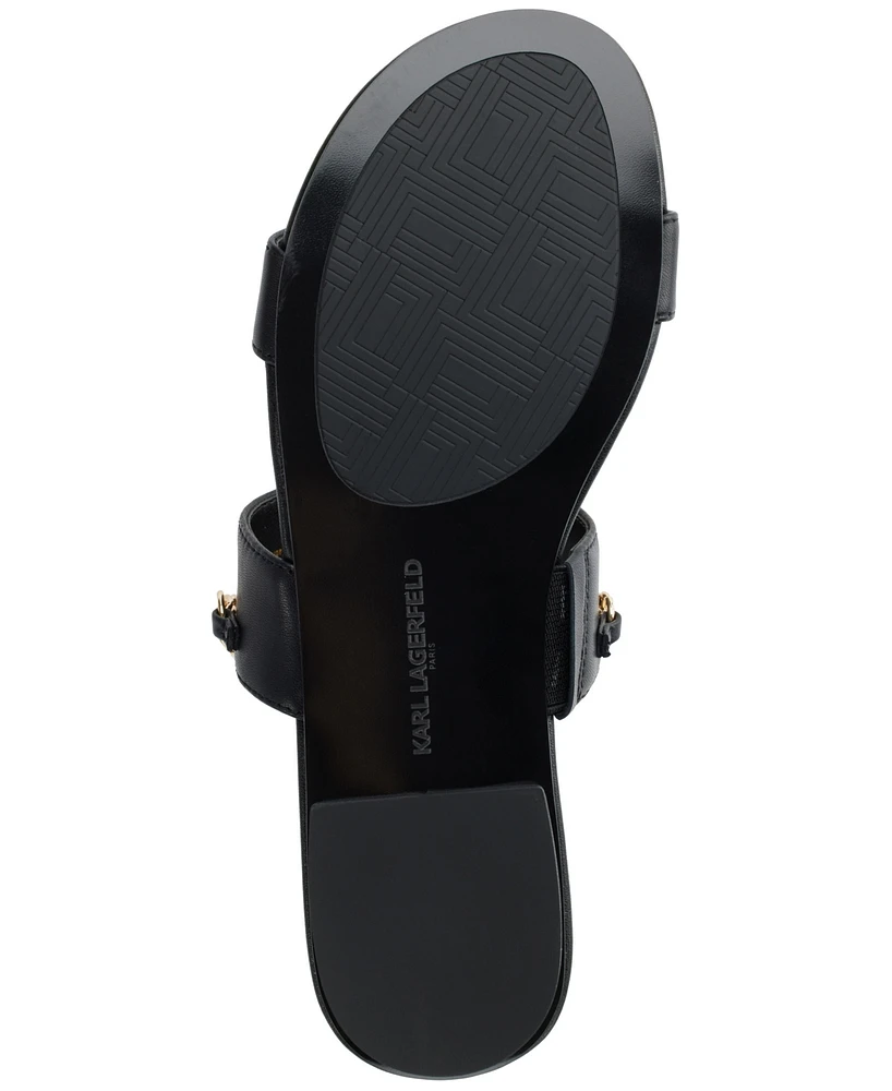 Karl Lagerfeld Paris Women's Canne Flat Sandals