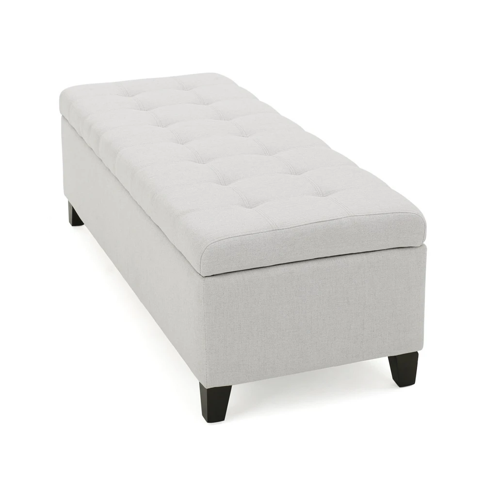 Modern Storage Ottoman, Multipurpose Footstool & Bench-The Pop Home