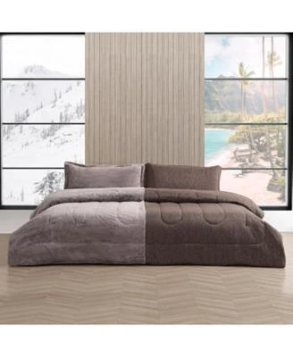 Coma Inducer Opposites Attract Oversized Comforter Set Plush Frosted Chocolate Cooling Cold Brew